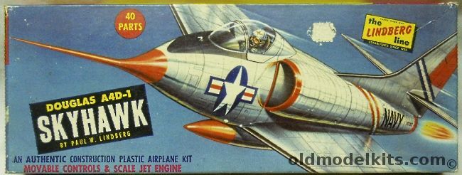 Lindberg 1/48 Douglas A4D-1 Skyhawk - (A-4), 529-79 plastic model kit